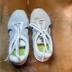 Nike White and Black Running Shoes